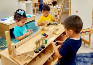 preschool students engaging in fun and creative play at puente preschool in boyle heights